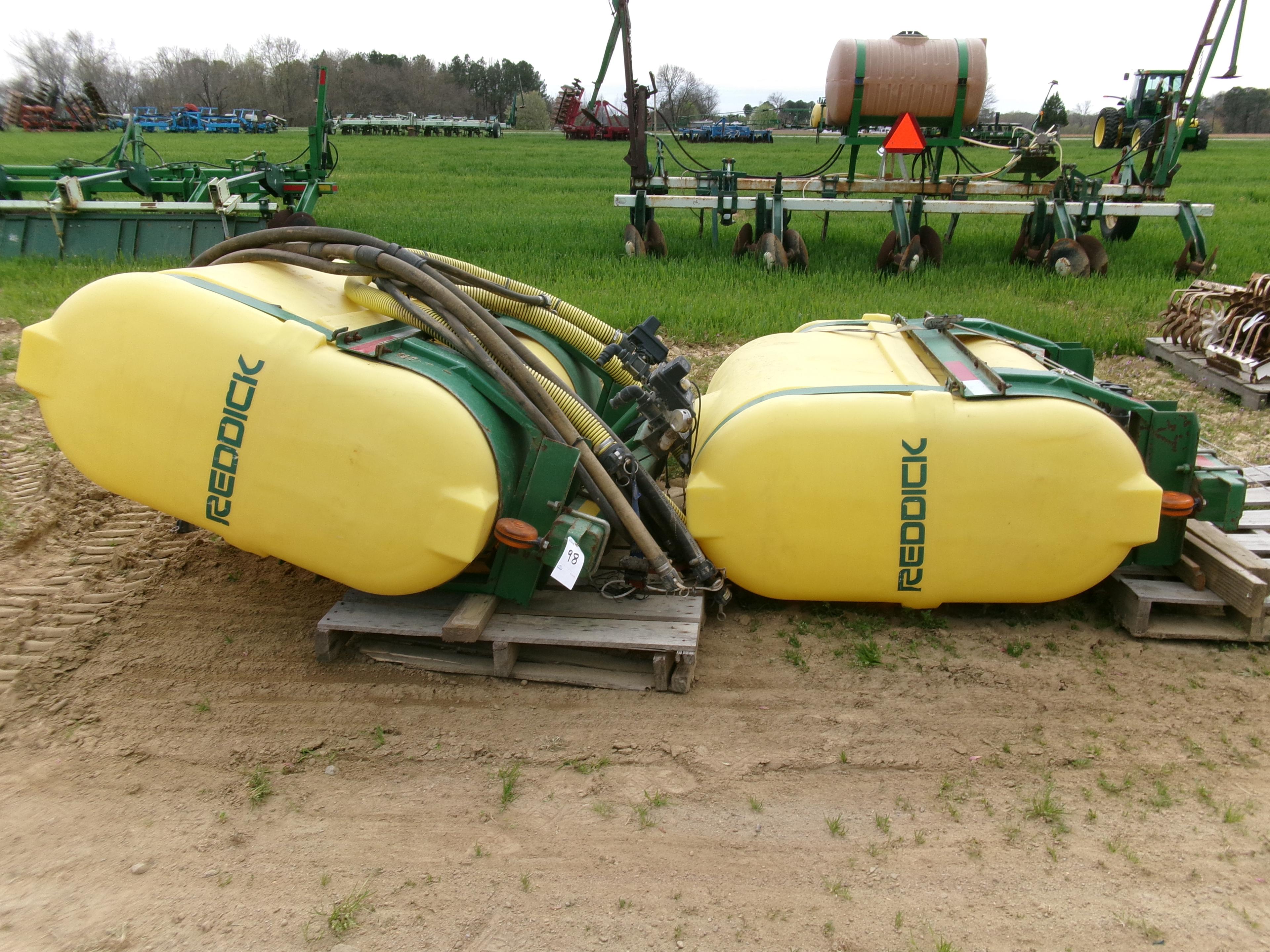 REDDICK 250 GAL SADDLE TANKS