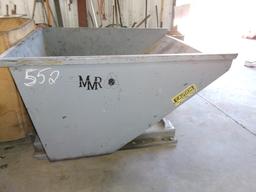 1 1/2 YD FRONT MOUNT STEEL HOPPER
