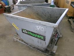 1/2 YD FRONT MOUNT STEEL HOPPER