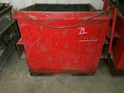 3' X 3' STEEL HOPPER