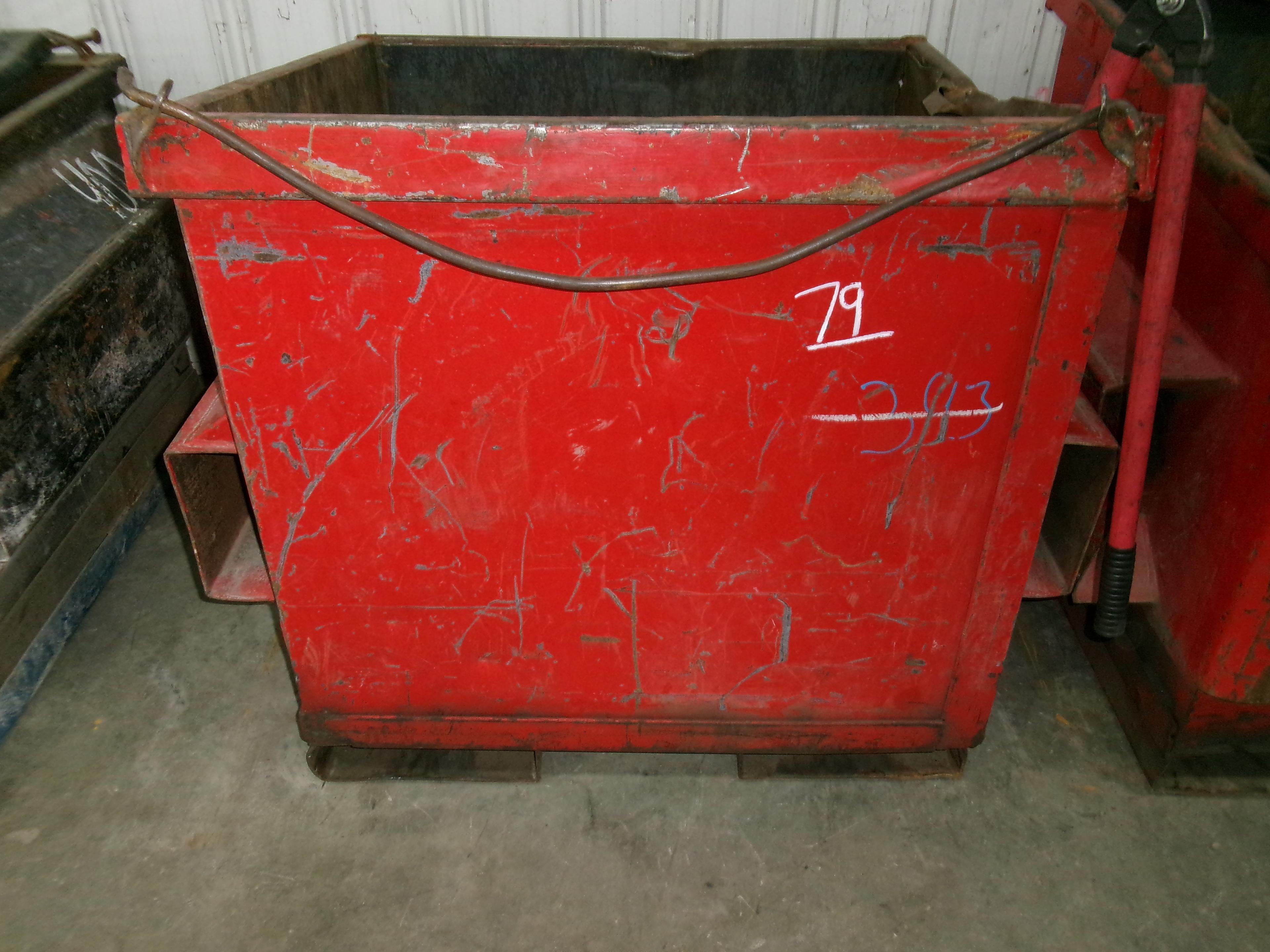 3' X 3' STEEL HOPPER