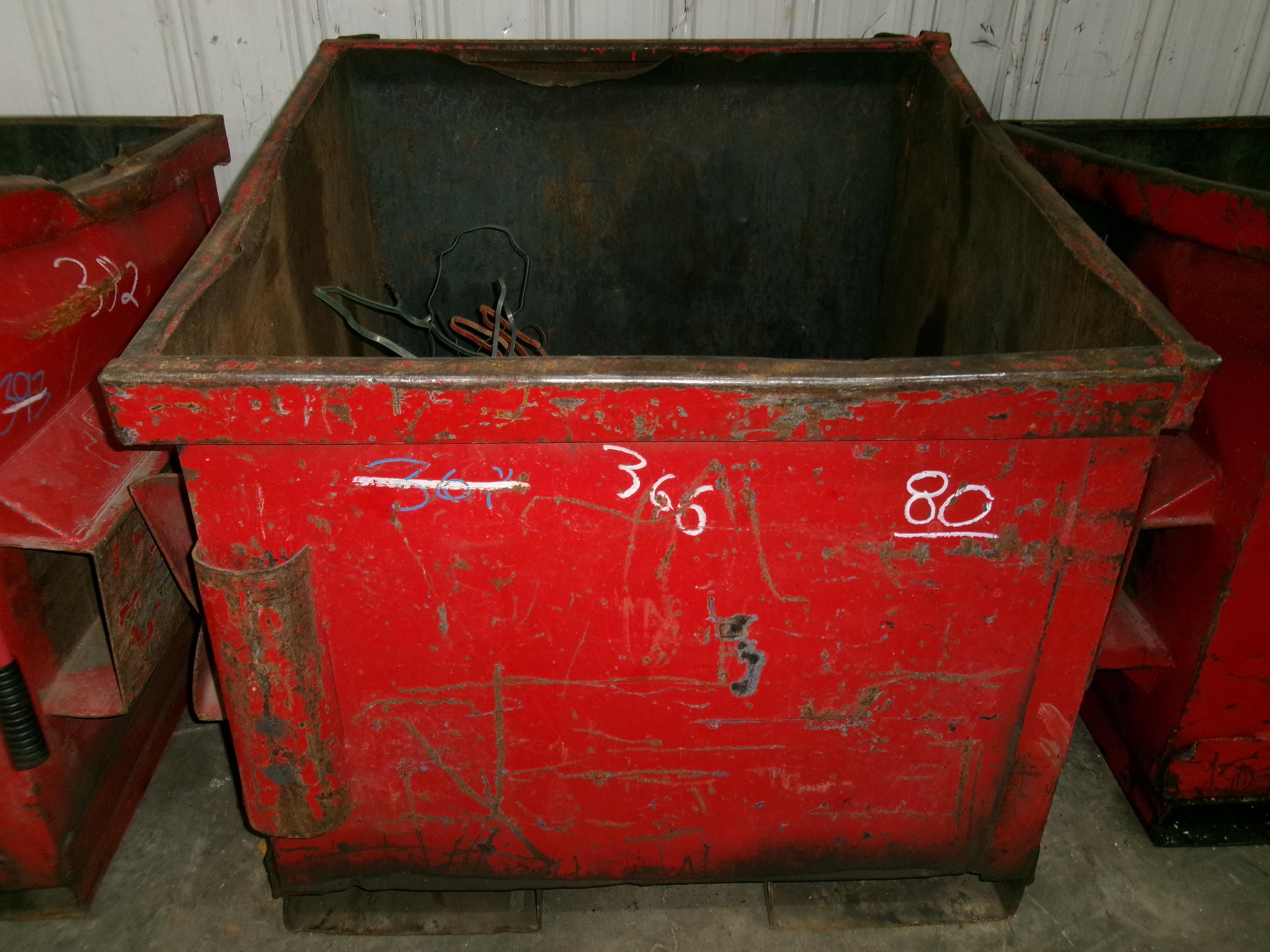 3' X 3' STEEL HOPPER