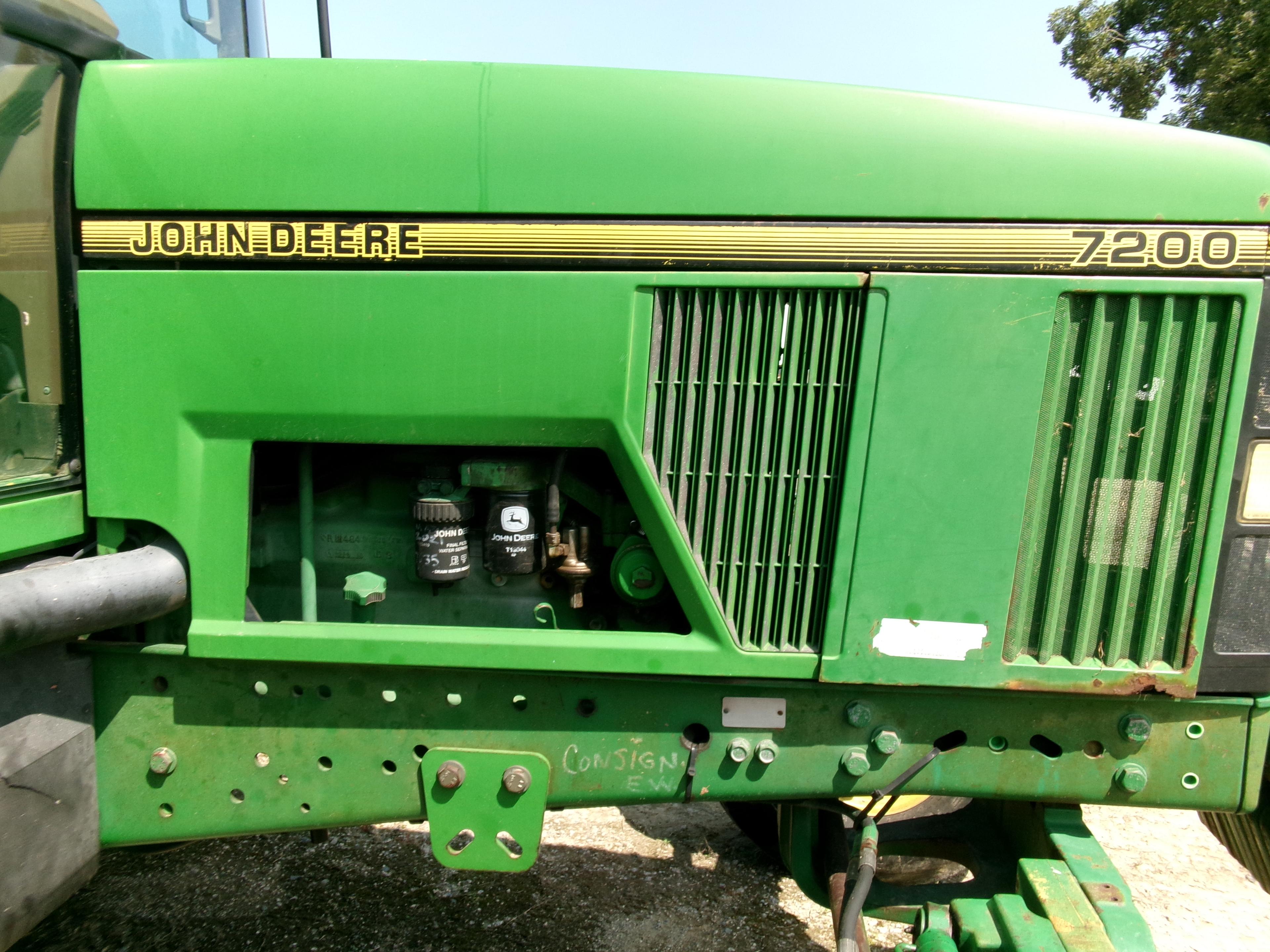 JD 7200, CAB, DSL, A/C, POWERQUAD TRANS, DUAL REMOTES, 8150 HRS, SN:001473
