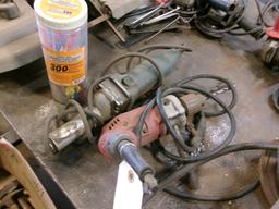 MILWAUKEE DRILL AND METAVO GRINDER