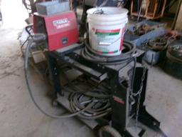 LINCOLN WIRE FEED AND CART