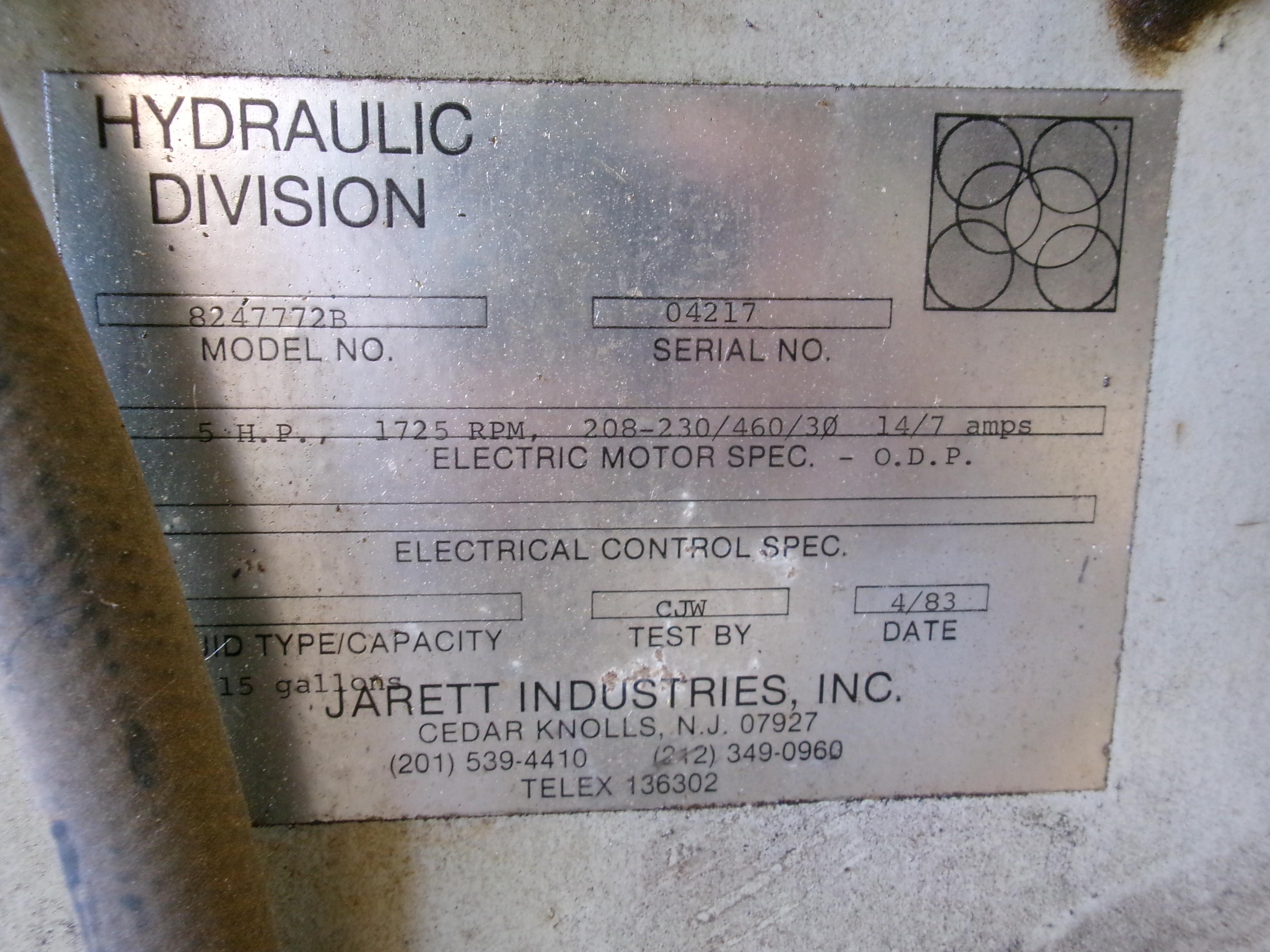 HYDRAULIC POWER UNIT