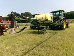 SHEPHARD 300 GAL 3 PT SPRAYER, HYD FOLD BOOMS, FOAM MARKERS, GENTLY USED
