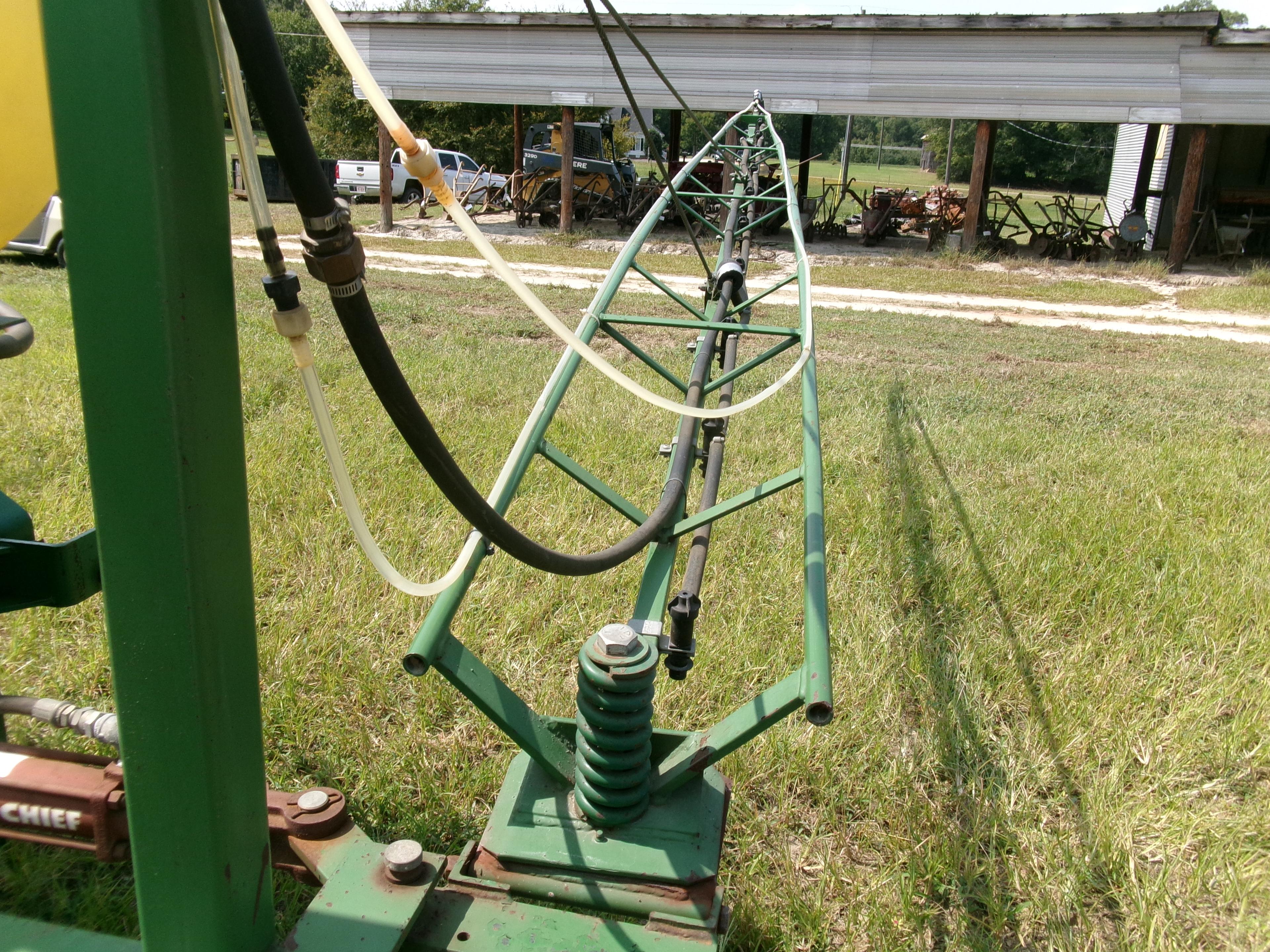 SHEPHARD 300 GAL 3 PT SPRAYER, HYD FOLD BOOMS, FOAM MARKERS, GENTLY USED