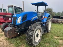 NH TS6.110 MFWD, DSL, CANOPY, DUAL REMOTES, LEFT HAND REVERSER, 4069 HRS