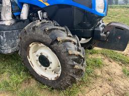 NH TS6.110 MFWD, DSL, CANOPY, DUAL REMOTES, LEFT HAND REVERSER, 4069 HRS