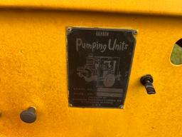 RAINBOW IRRIGATION PUMP WITH SUCTION GAS ENGINE IH PUMP RUNS