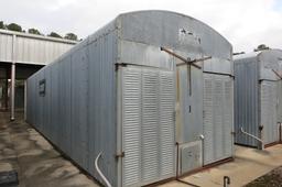 LONG 10-BOX ALL METAL BARN, SINGLE PHASE, LP GAS, CURECO CONTROLS, EVANS HEAT EXCHANGER