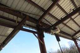 75' MONORAIL SYSTEM WELDED TO SHELTER (GLEN USED FOR TOBACCO)