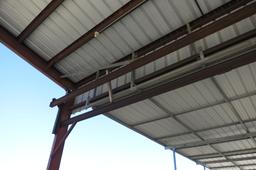 75' MONORAIL SYSTEM WELDED TO SHELTER (GLEN USED FOR TOBACCO)
