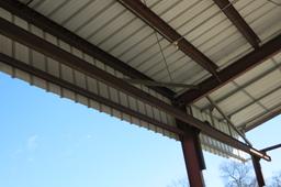 75' MONORAIL SYSTEM WELDED TO SHELTER (GLEN USED FOR TOBACCO)
