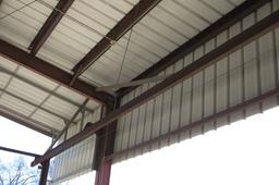 75' MONORAIL SYSTEM WELDED TO SHELTER (GLEN USED FOR TOBACCO)