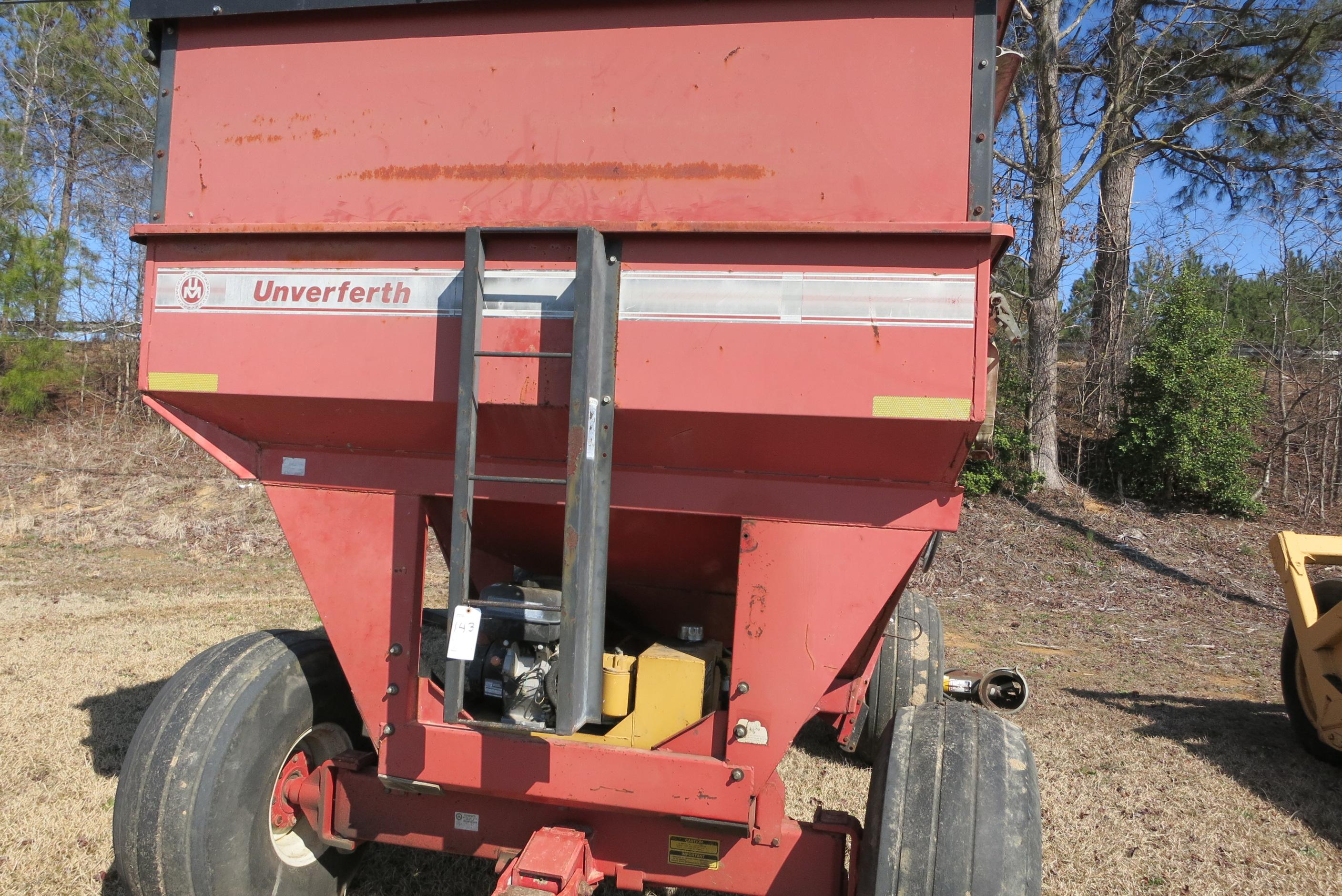 UNVERFERTH 325 SEED TENDER, GRAVITY FLOW WAGON