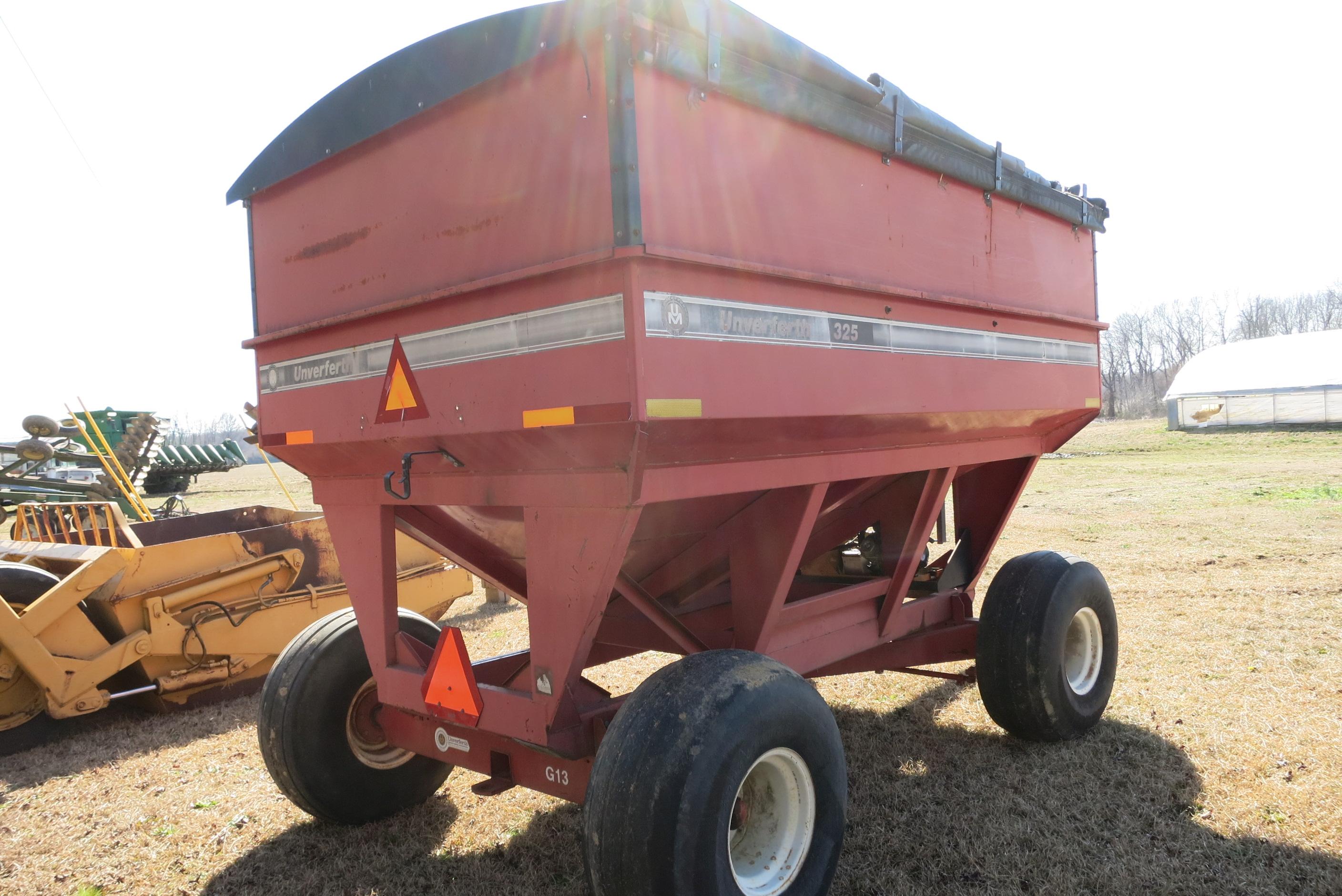 UNVERFERTH 325 SEED TENDER, GRAVITY FLOW WAGON