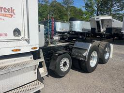2003 KENWORTH DAY CAB CAT C-12 DSL ENGINE 10-SP EATON FULLER TRANS WETLINE, 402K MILES SHOWING