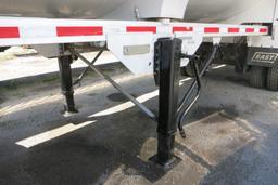 2011 EAST GENESIS HYBRID ALUMINUM FRAMELESS DUMP TRAILER, 34', SPREAD AXLE, ROLLOVER COVER