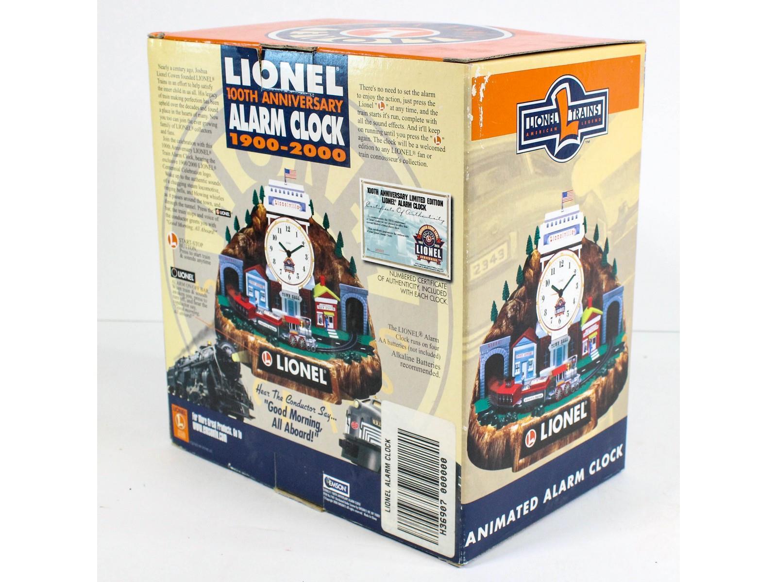 2 Lionel Accessories Alarm Clock Salt Pepper