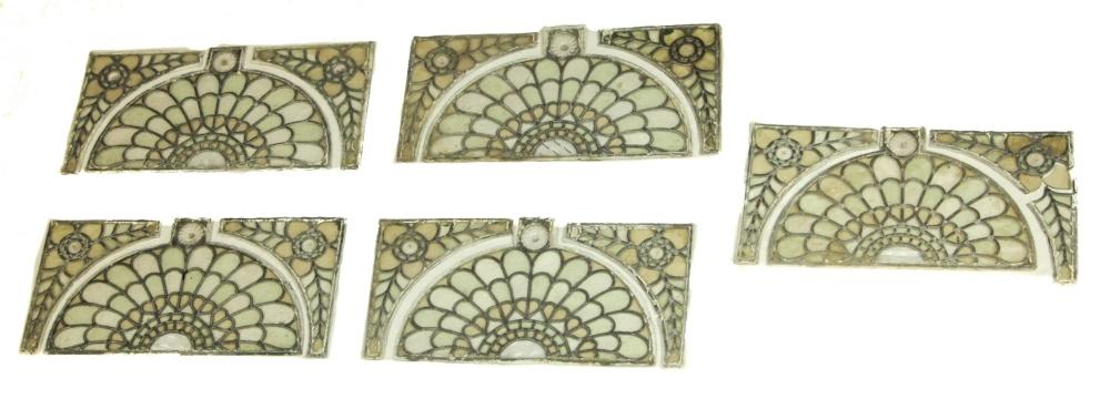 6 Sets Clear Leaded Glass Windows