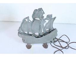 1930's Sailing Ship Lamps