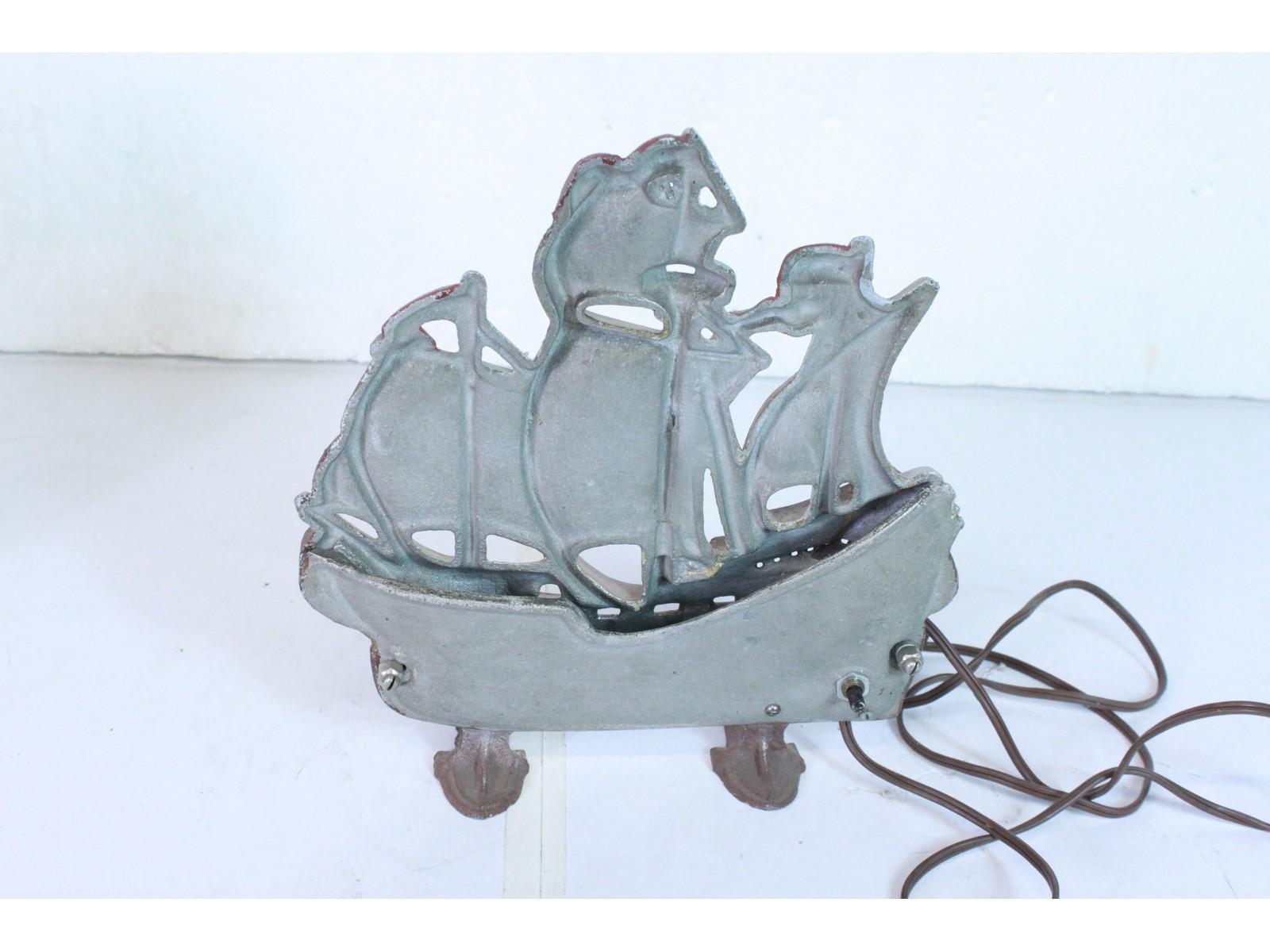 1930's Sailing Ship Lamps
