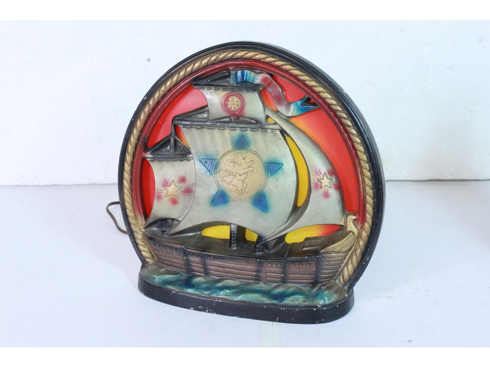 1930's Sailing Ship Lamps