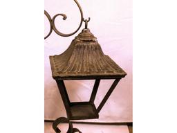 Wrought Iron Lantern Bracket & Hanging Lantern