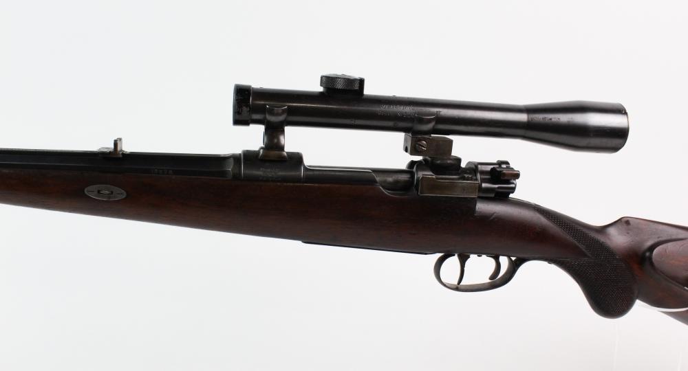 Pre WWII Mauser-Reinhardt 8MM Rifle w/Scope