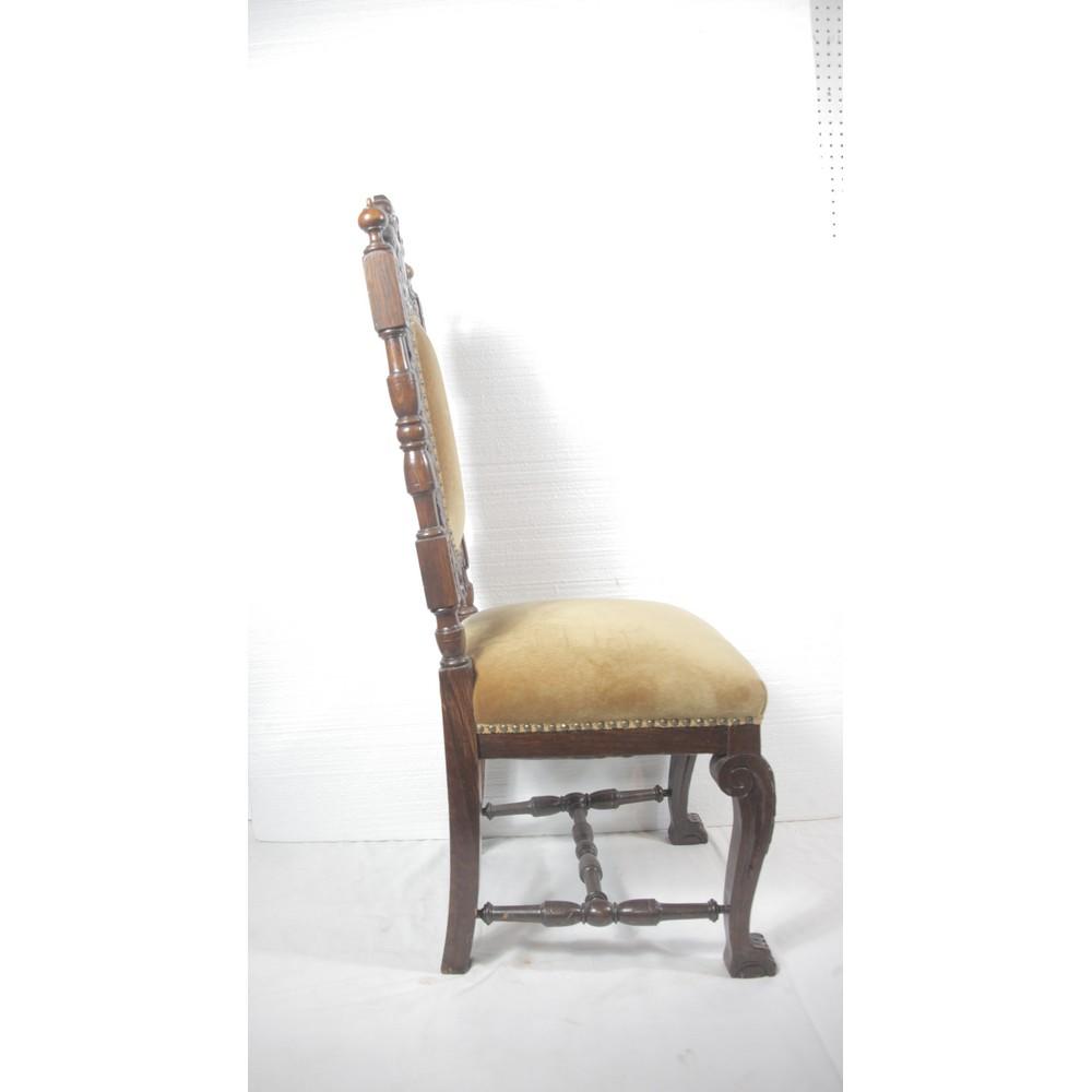 Victorian Heavily Carved Chair