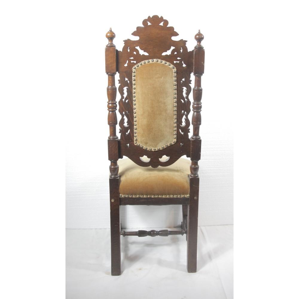 Victorian Heavily Carved Chair