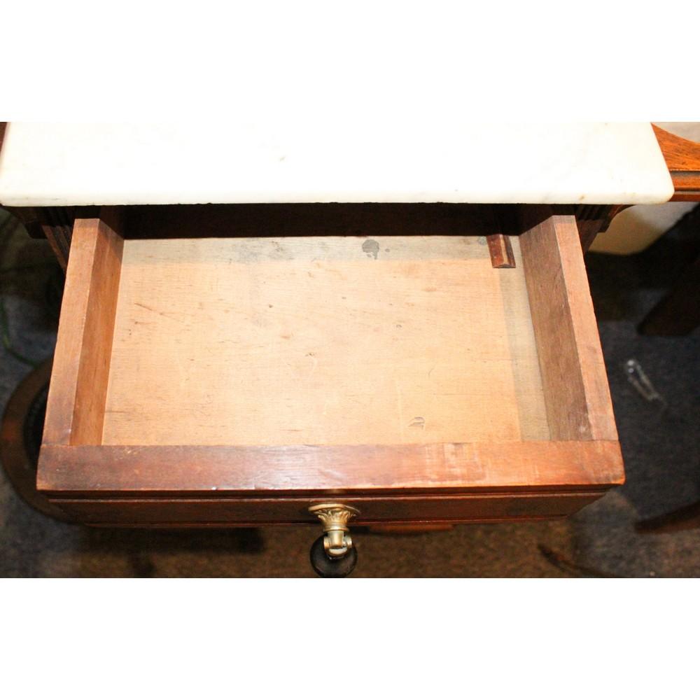 Marble Top Hall Mirror Umbrella Stand