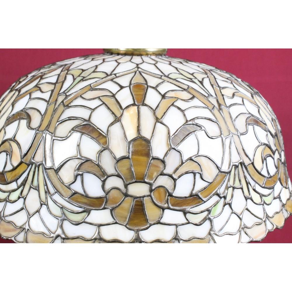 American Leaded Glass Table Lamp