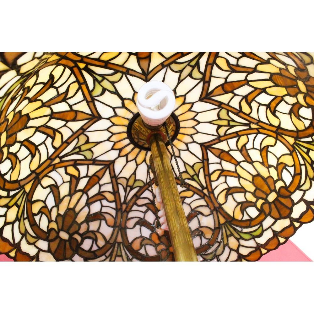 American Leaded Glass Table Lamp