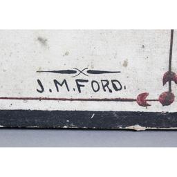 General Store "Shoe and Clothing Department" Sign