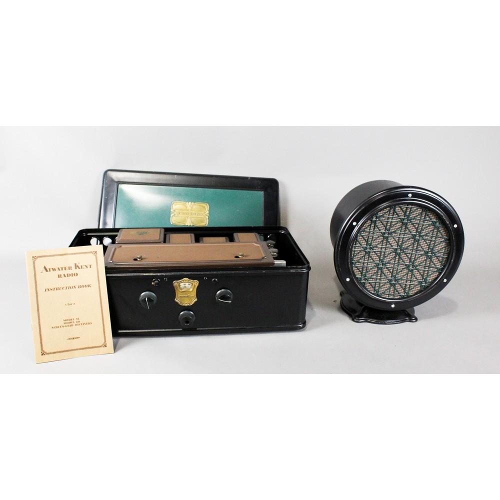 Atwater Kent Model 55 Radio and Speaker
