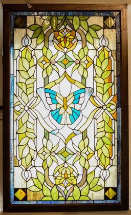 Stained Leaded Glass Window