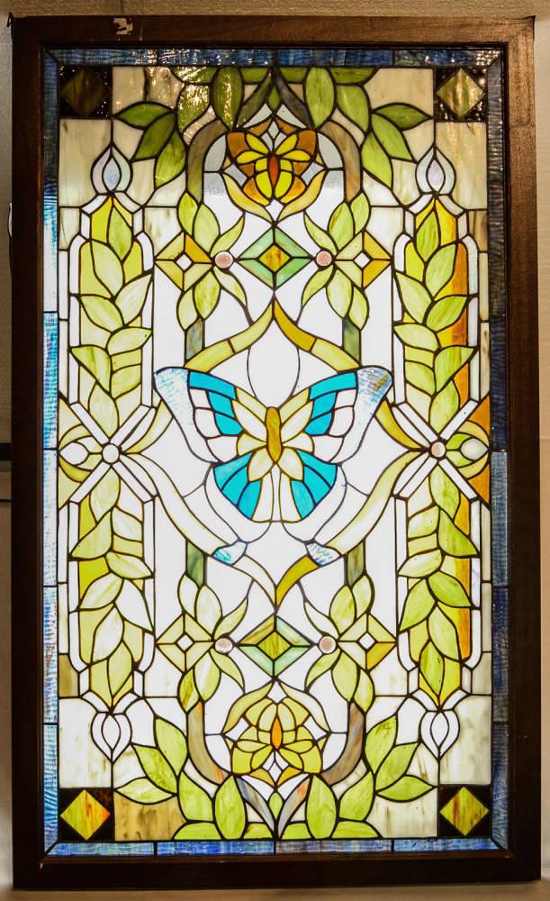 Stained Leaded Glass Window