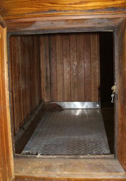 Large Oak Walk In Beer Cooler