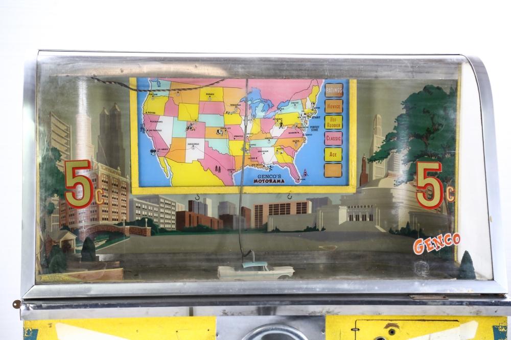 1957 Genco Motorama Arcade Game