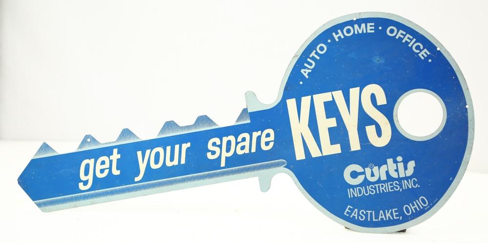 Double Sided Curtis Keys Trade Sign