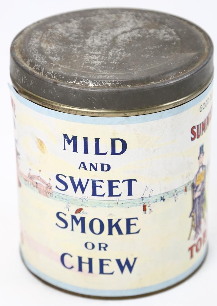 Good Old Summer-Time Tobacco Can
