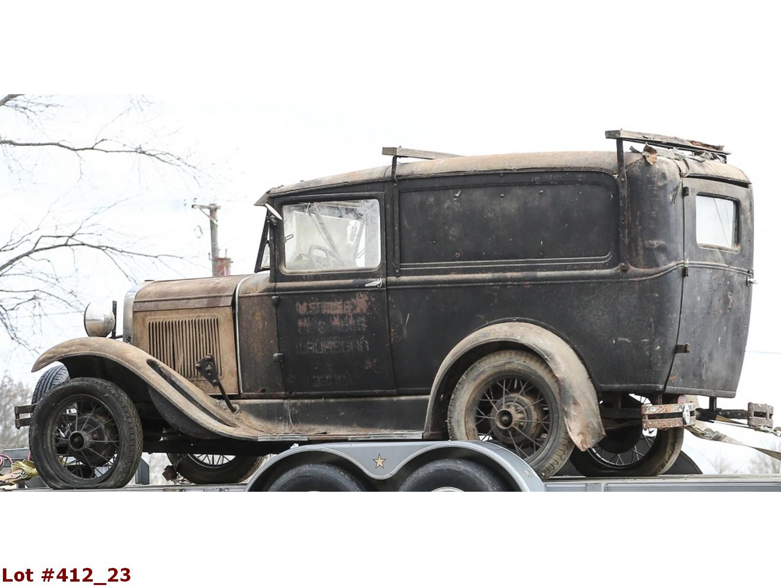 1931 Ford Delivery Sedan - Barn Find!