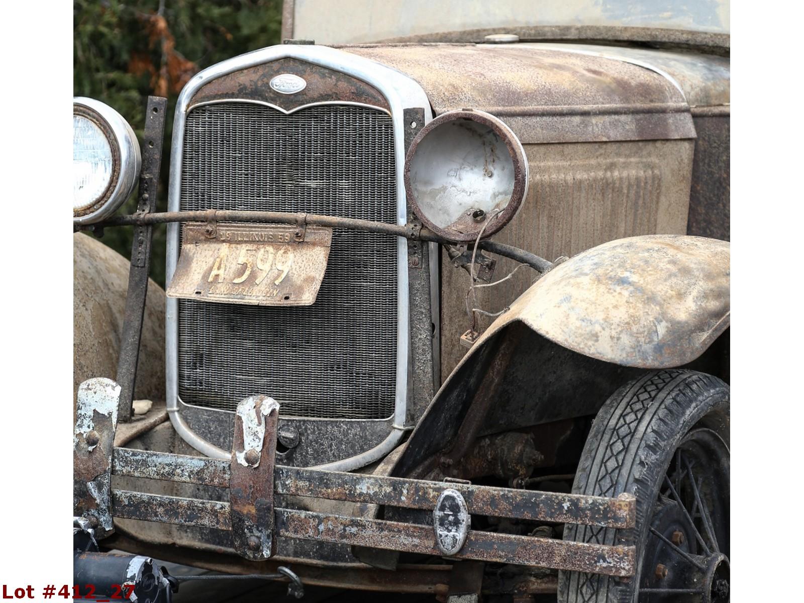 1931 Ford Delivery Sedan - Barn Find!