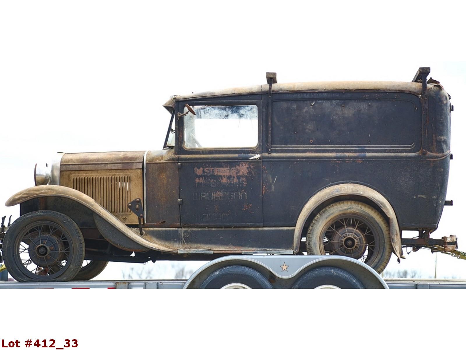 1931 Ford Delivery Sedan - Barn Find!