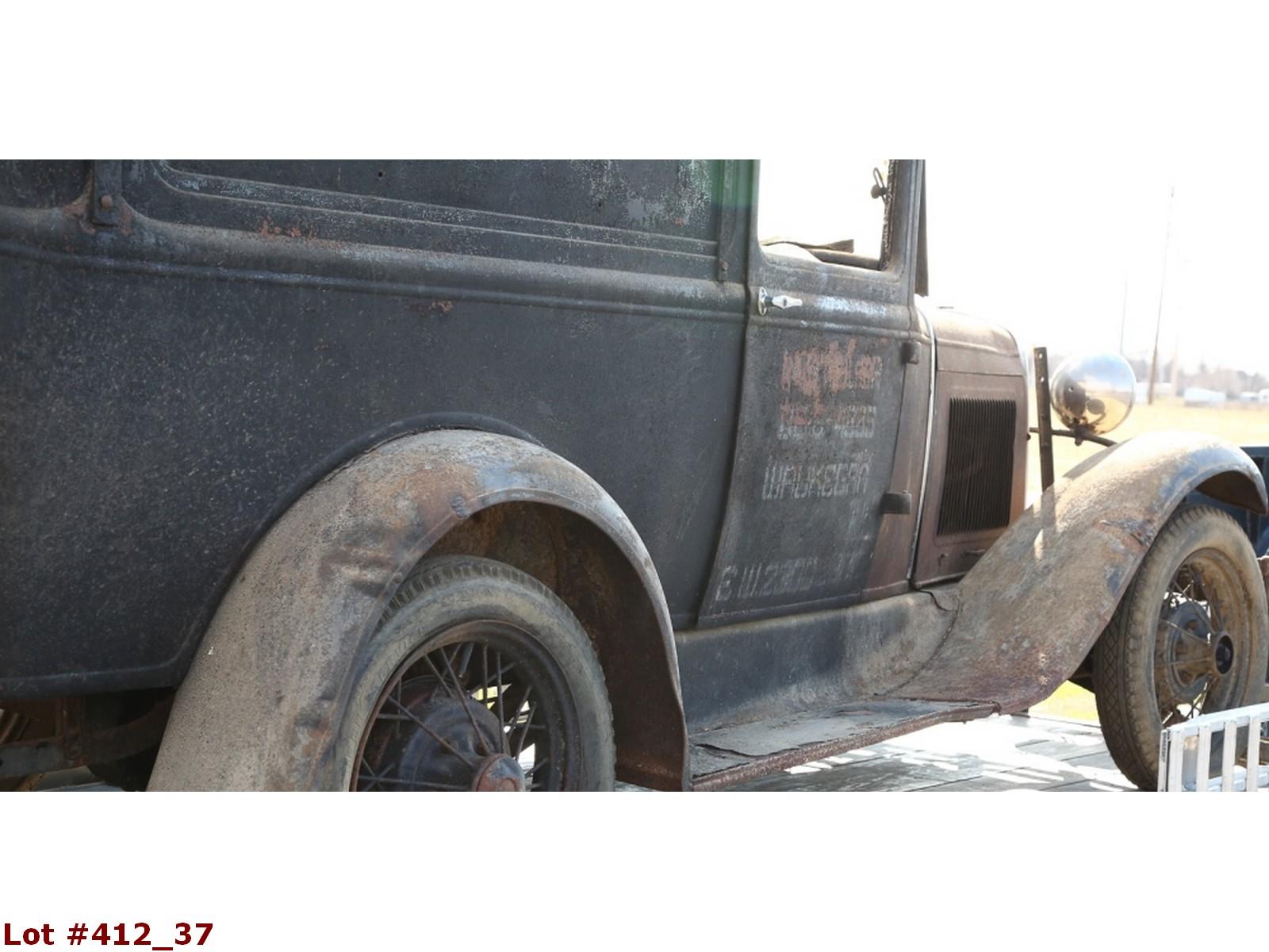 1931 Ford Delivery Sedan - Barn Find!