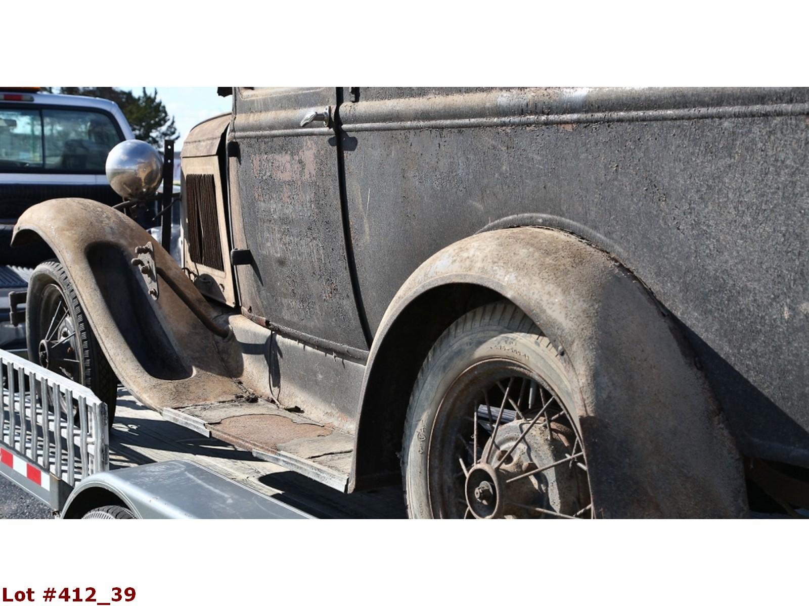 1931 Ford Delivery Sedan - Barn Find!