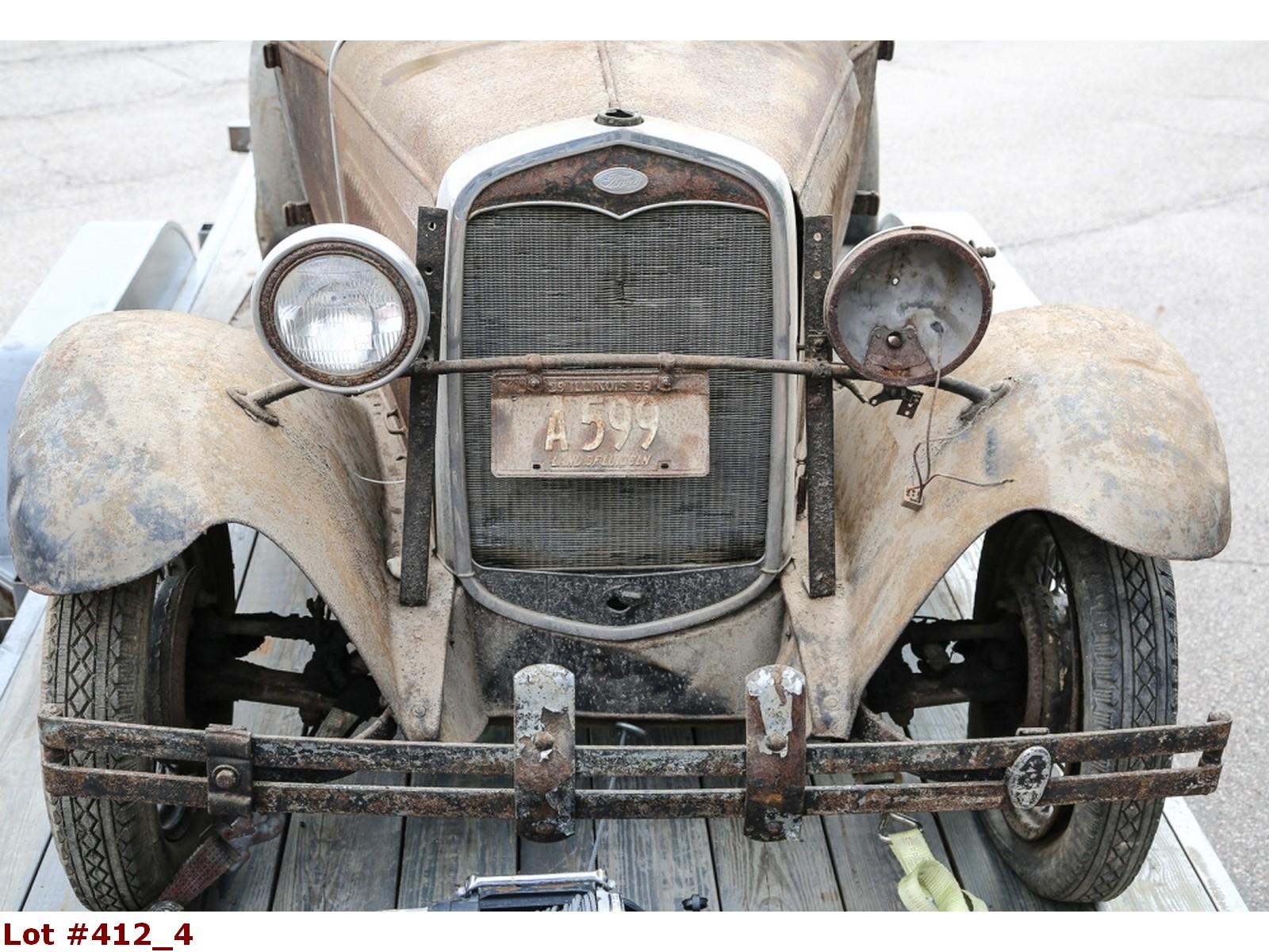 1931 Ford Delivery Sedan - Barn Find!